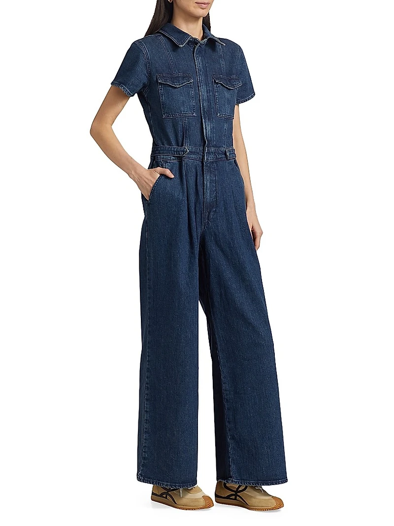 Fit For Success Denim Jumpsuit