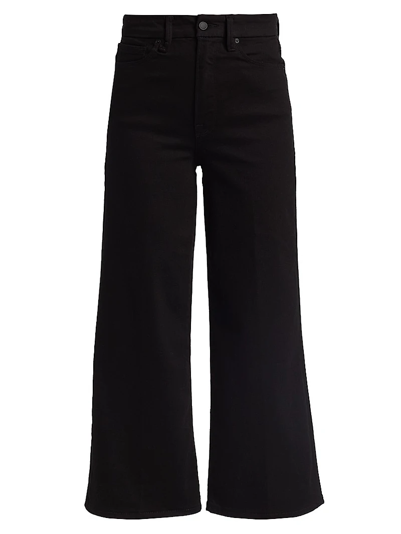 Good Waist Palazzo Cropped Jeans