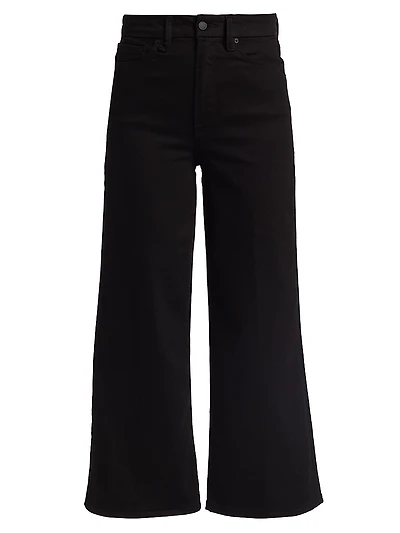 Good Waist Palazzo Cropped Jeans