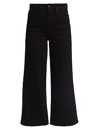 Good Waist Palazzo Cropped Jeans