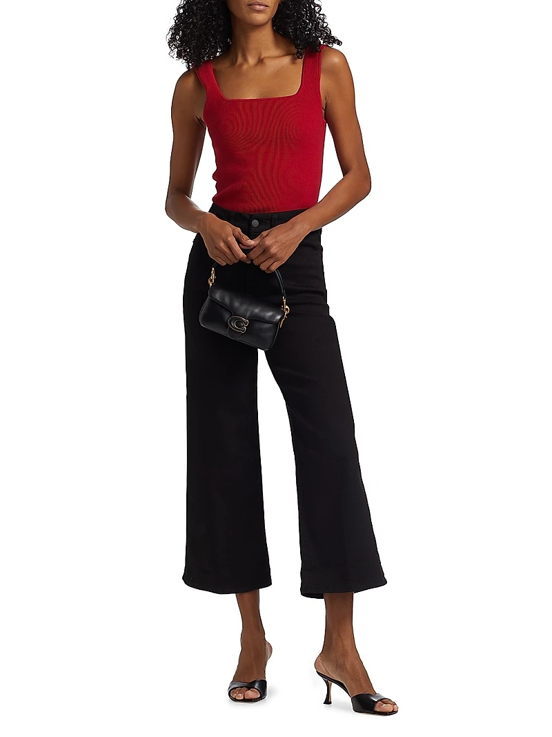 Good Waist Palazzo Cropped Jeans