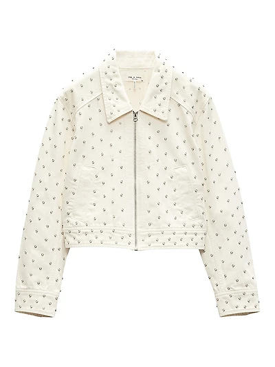 Anya Faux Pearl Cotton Jacket