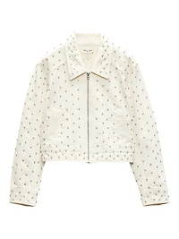 Anya Faux Pearl Cotton Jacket