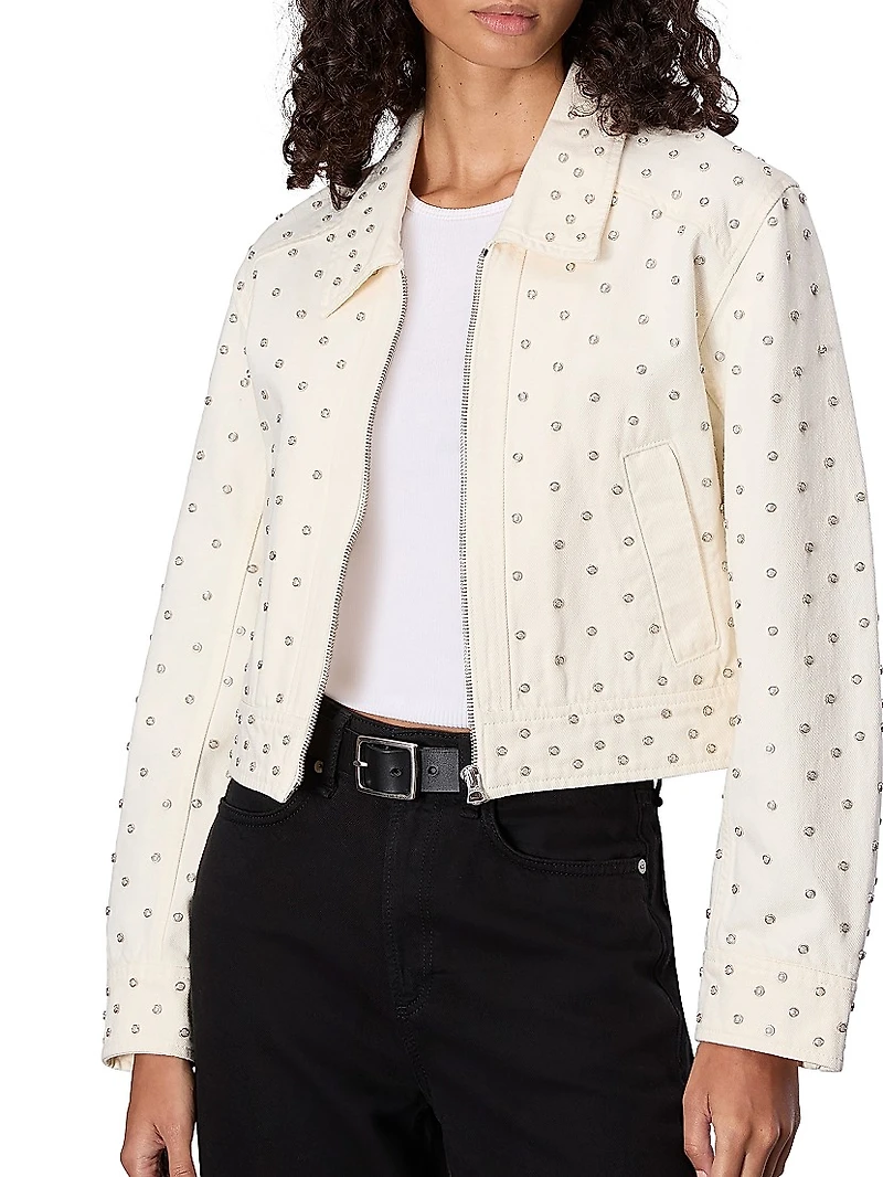 Anya Faux Pearl Cotton Jacket