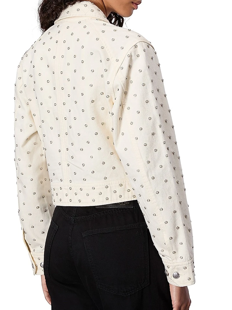 Anya Faux Pearl Cotton Jacket