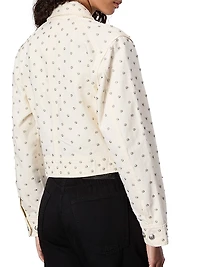 Anya Faux Pearl Cotton Jacket