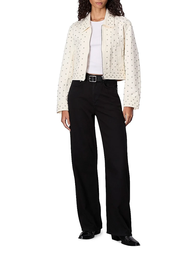 Anya Faux Pearl Cotton Jacket