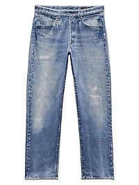 Miramar Denim Straight-Leg Sweatpants