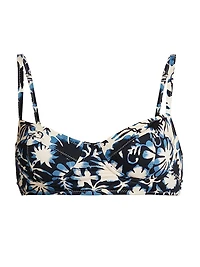 Zahara Floral Bikini Top