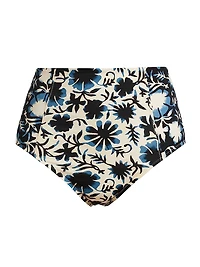 Zahara Floral High-Rise Bikini Bottom