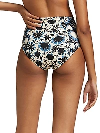 Zahara Floral High-Rise Bikini Bottom