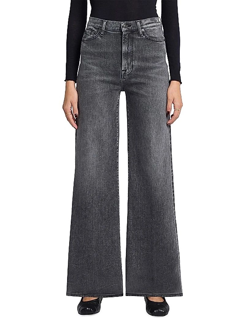 Jo Ultra High-Rise Stretch Wide-Leg Jeans