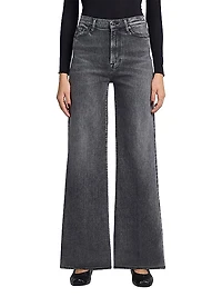 Jo Ultra High-Rise Stretch Wide-Leg Jeans