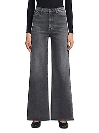 Jo Ultra High-Rise Stretch Wide-Leg Jeans