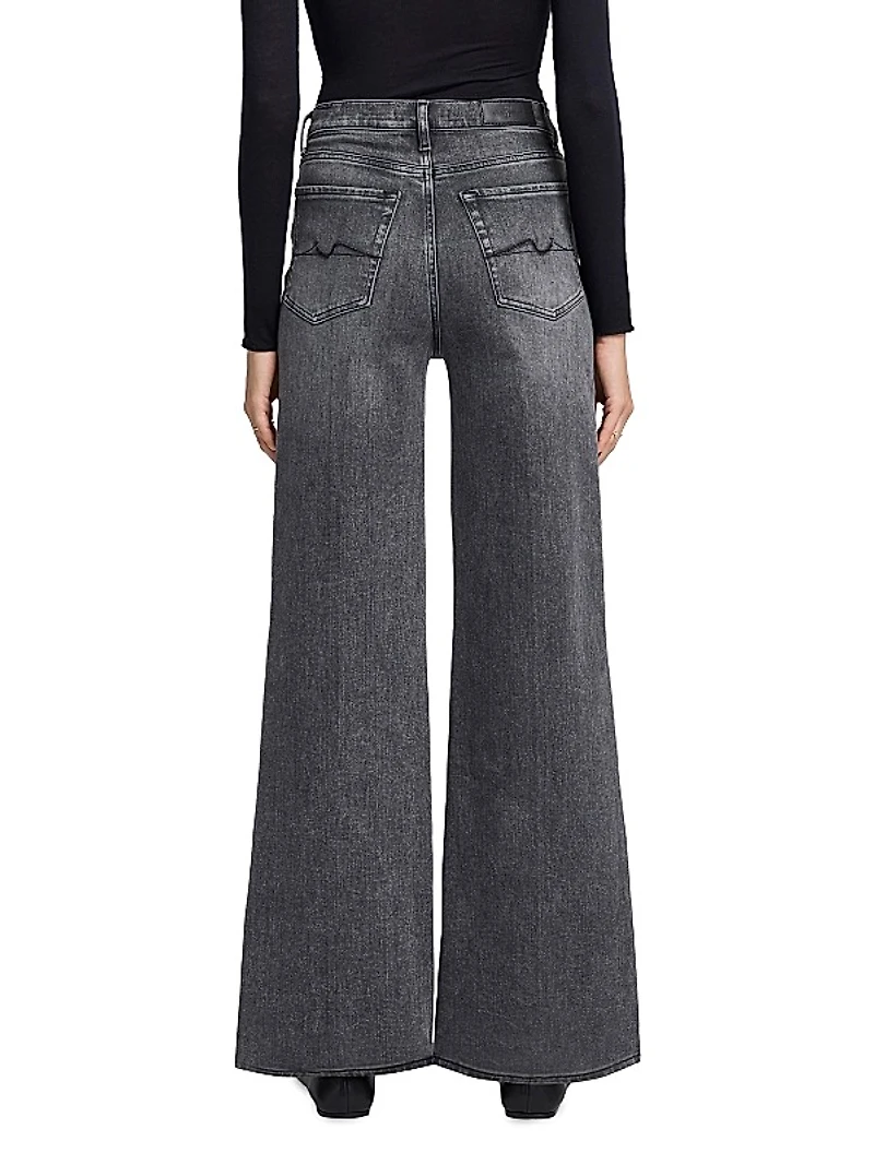 Jo Ultra High-Rise Stretch Wide-Leg Jeans