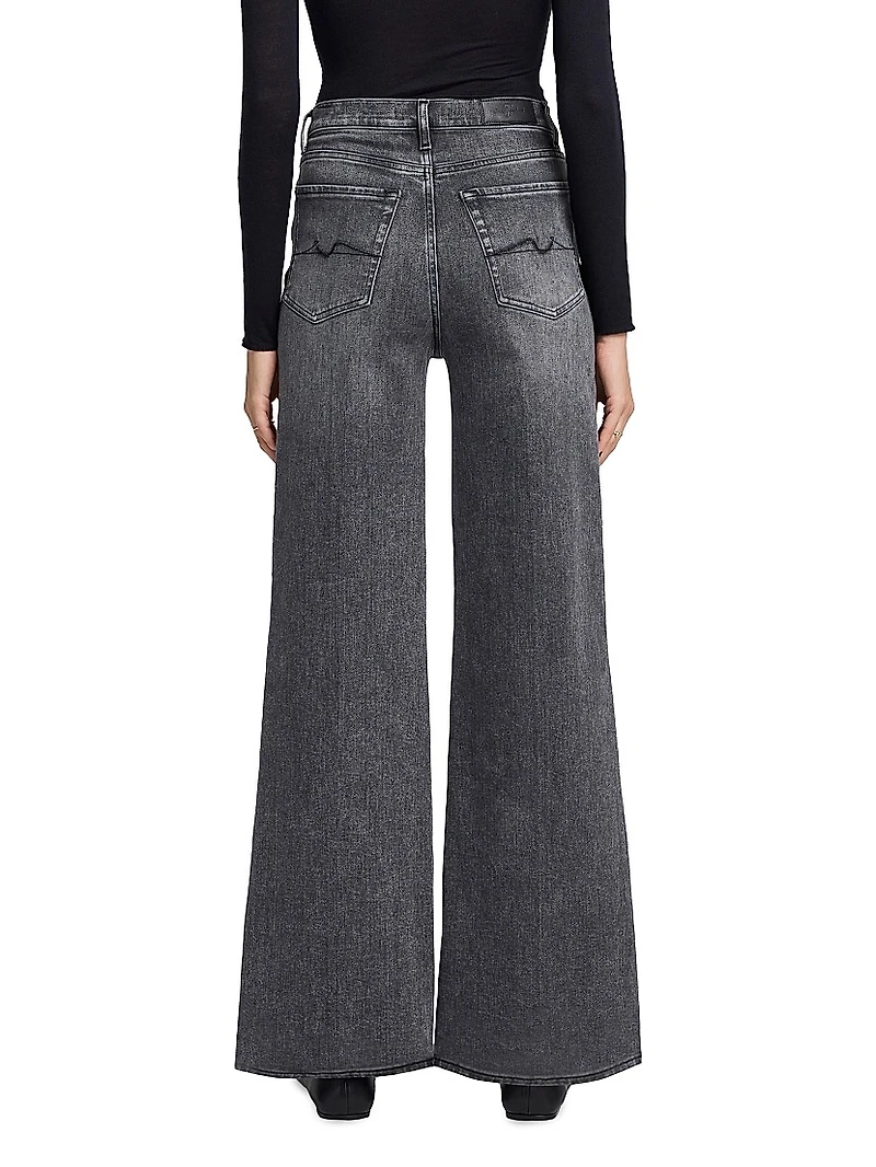 Jo Ultra High-Rise Stretch Wide-Leg Jeans