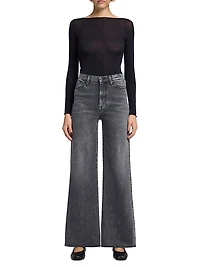 Jo Ultra High-Rise Stretch Wide-Leg Jeans