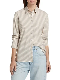 Sylvia Striped Poplin Shirt