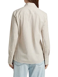 Sylvia Striped Poplin Shirt