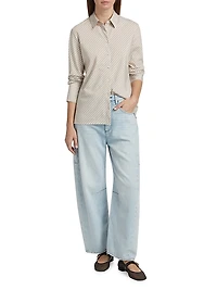 Sylvia Striped Poplin Shirt