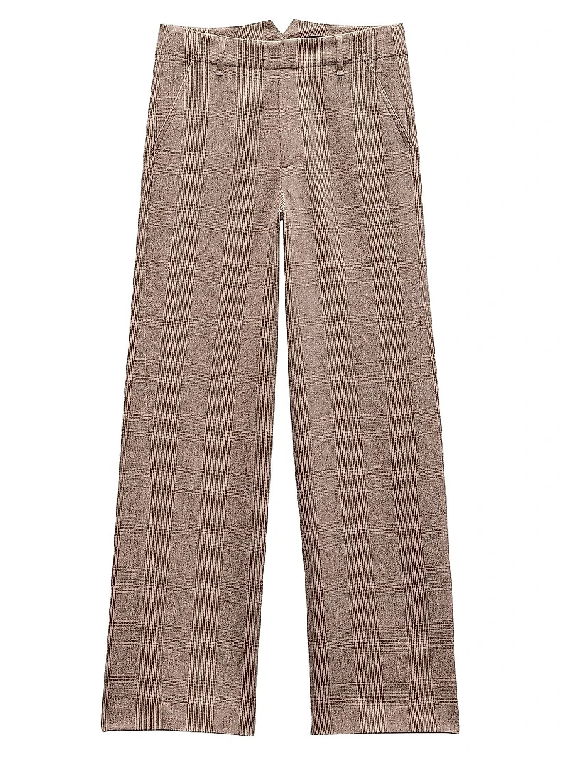 Shea Wool Straight-Leg Trousers