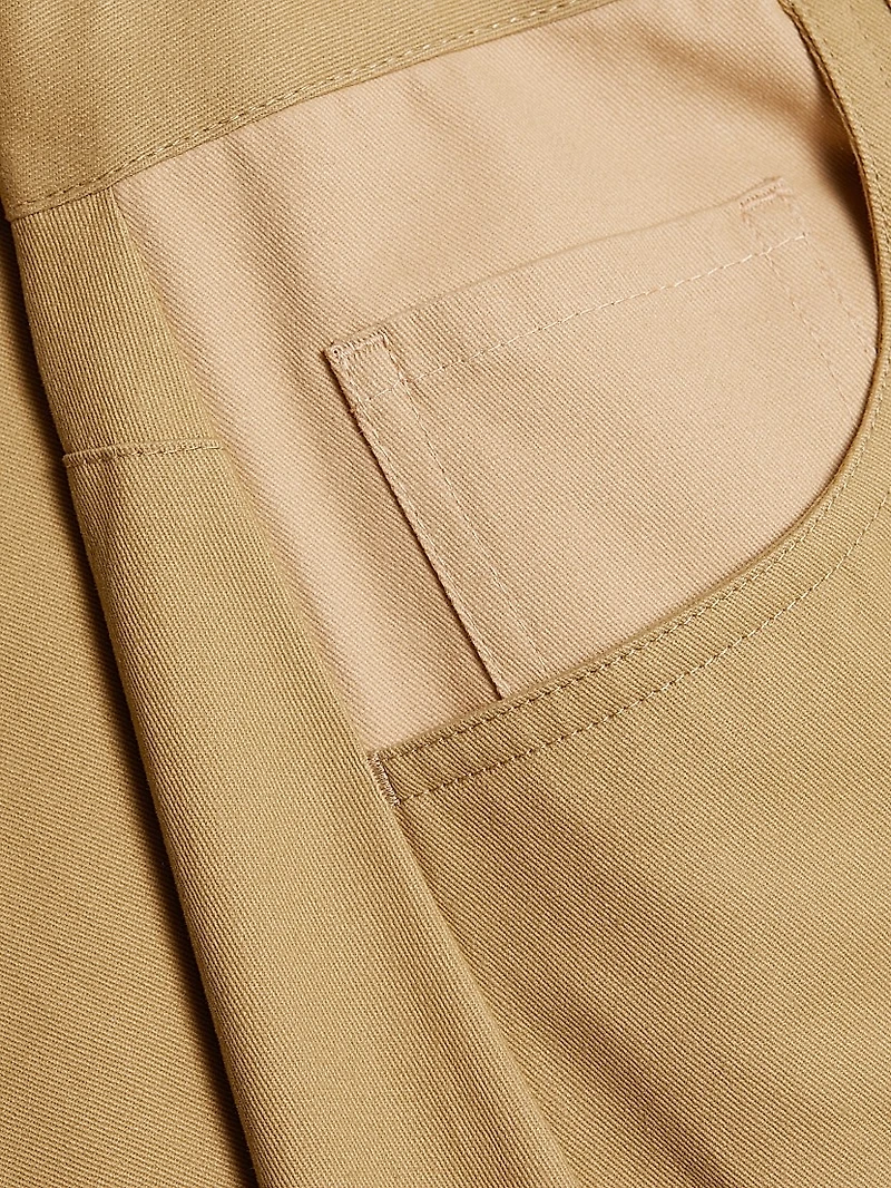 Charlie Cotton Barrel-Leg Pants