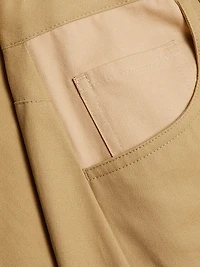 Charlie Cotton Barrel-Leg Pants