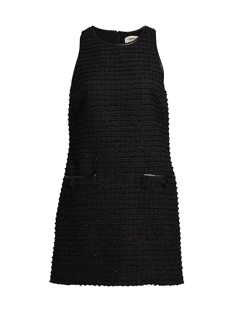 Florian Tweed Shift Midi-Dress