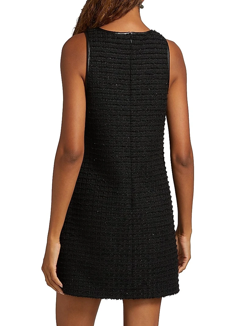 Florian Tweed Shift Midi-Dress