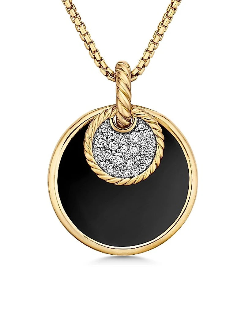 Elements Convertible Pendant Necklace in 18K Yellow Gold