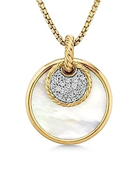 Elements Convertible Pendant Necklace in 18K Yellow Gold