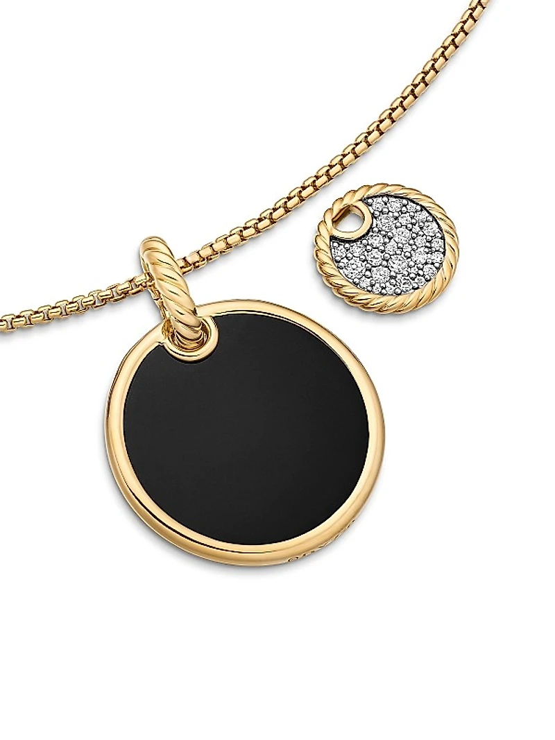 Elements Convertible Pendant Necklace in 18K Yellow Gold