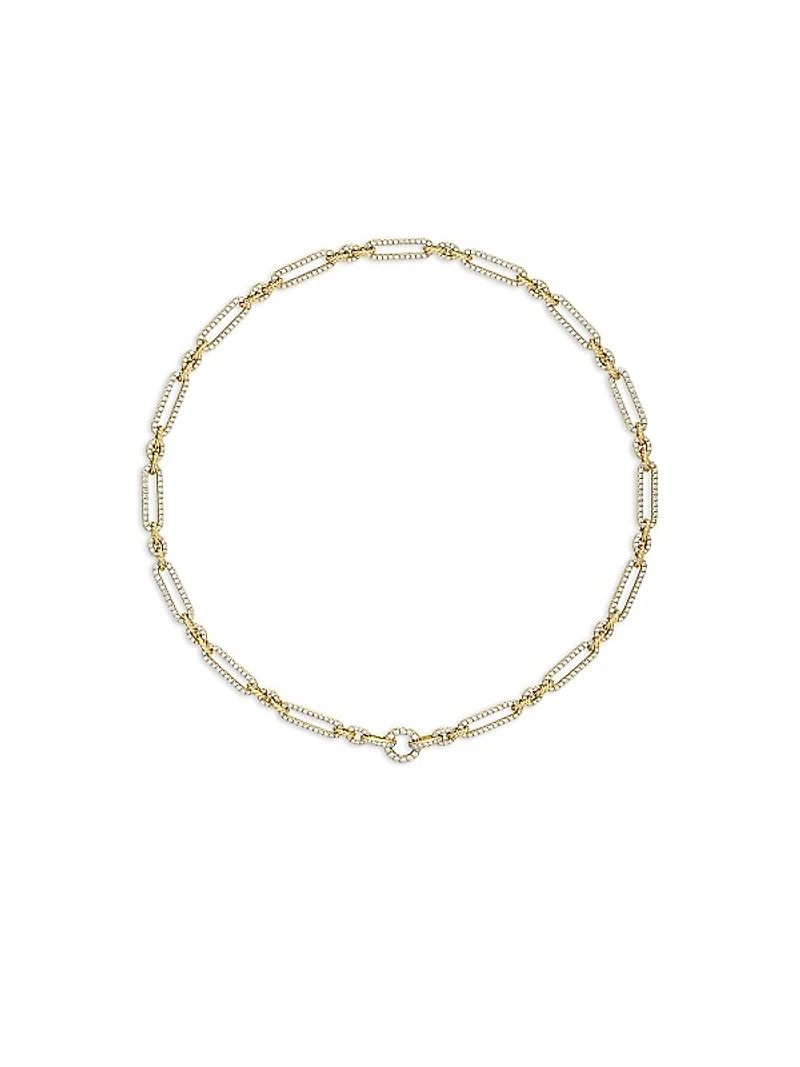 Lexington Chain Necklace in 18K Yellow Gold