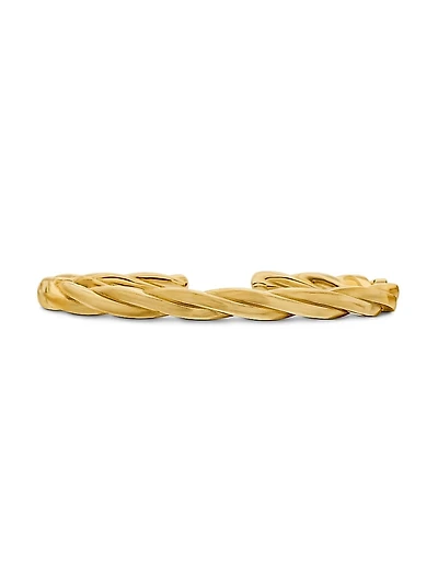 DY Helios™ Cuff Bracelet 18K Yellow Gold, 6MM