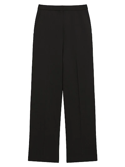 Tailored Straight-Leg Pants