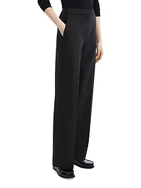 Tailored Straight-Leg Pants