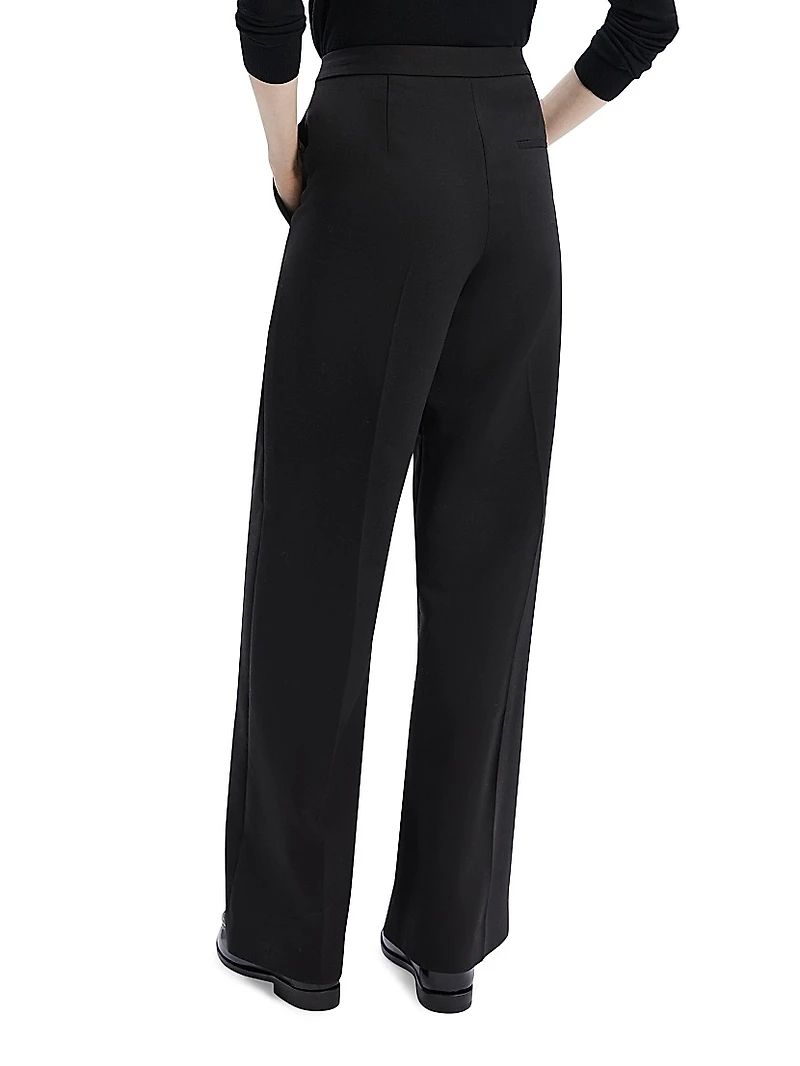 Tailored Straight-Leg Pants