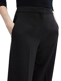 Tailored Straight-Leg Pants