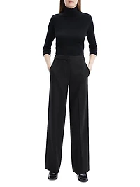 Tailored Straight-Leg Pants
