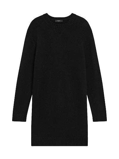 Wool-Blend Jersey-Knit Sweaterdress