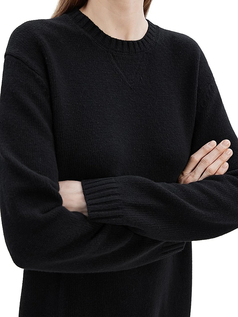 Wool-Blend Jersey-Knit Sweaterdress