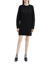 Wool-Blend Jersey-Knit Sweaterdress