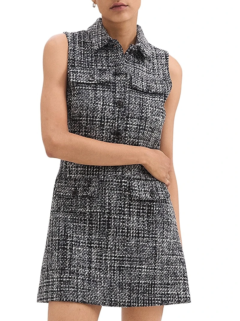 Mela Tailored Tweed Minidress
