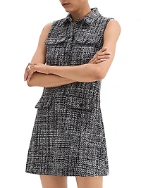 Mela Tailored Tweed Minidress