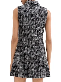 Mela Tailored Tweed Minidress