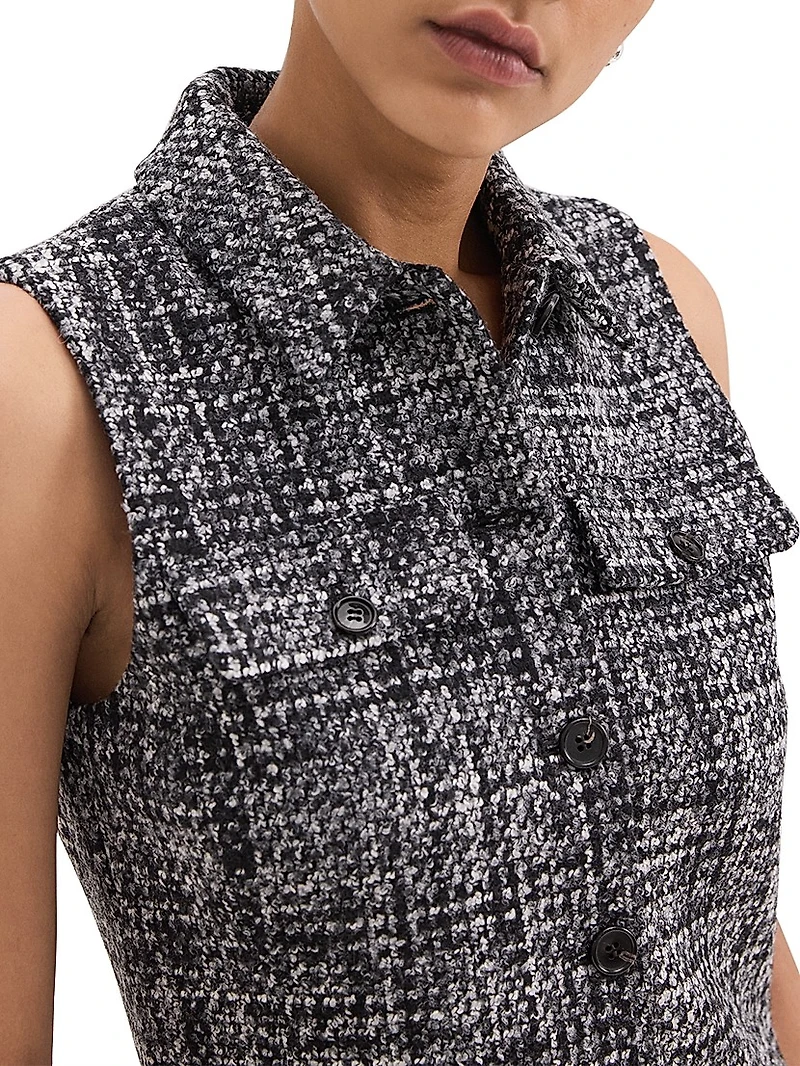 Mela Tailored Tweed Minidress