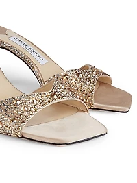 Skye 70MM Crystal-Embellished Sandals