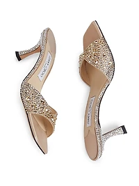 Skye 70MM Crystal-Embellished Sandals