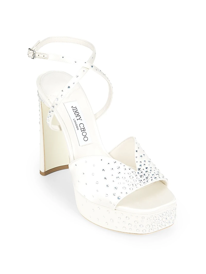 Karli Crystal-Embellished 125MM Platform