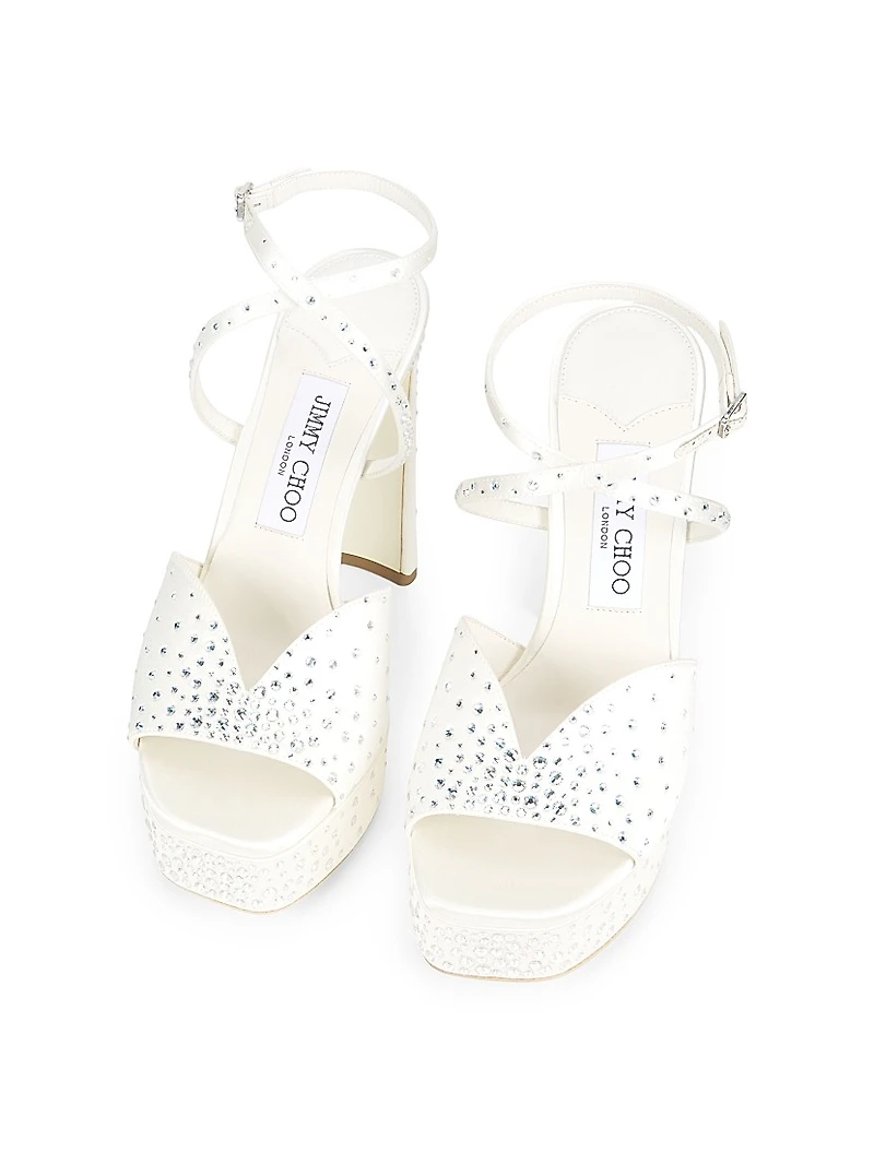 Karli Crystal-Embellished 125MM Platform